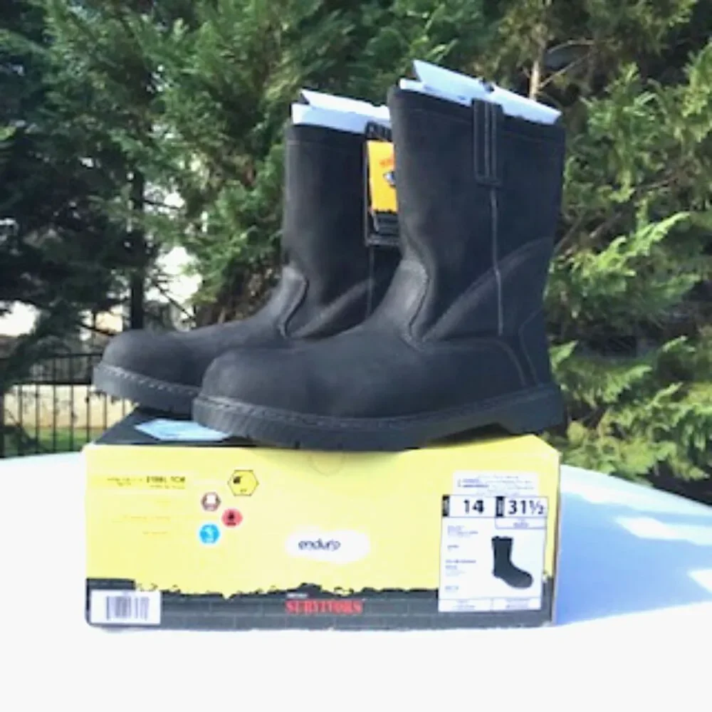 Steel Toe Boots Size: 14 Pull On Leather . Herman Survivors  . New in Box